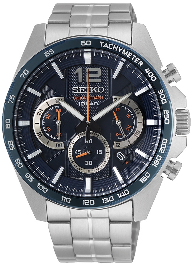 Seiko Conceptual Series Stainless Steel Chronograph Ssb345p1, Watches |  StoryOfGold